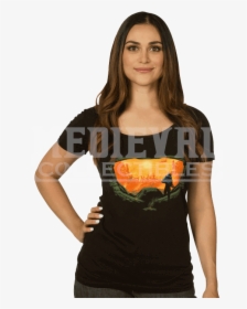 Halo Master Chief Silhouette Womens Scoop T Shirt - Girl, HD Png Download, Free Download