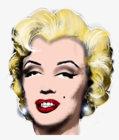 ##marilynmonroe #andywarholstyle #blondebombshell #star - Andy Warhol, Marilyn Monroe 1964, HD Png Download, Free Download