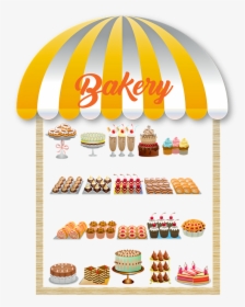 Bakery Window, Awning, Bakery, Shop, Storefront, HD Png Download, Free Download