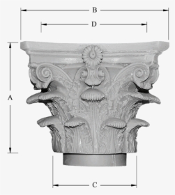 Decorative Capitals For Columns, HD Png Download, Free Download
