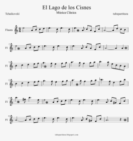 Lago De Los Cisnes Partitura Violin, HD Png Download, Free Download
