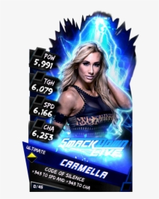 Carmella S3 14 Wrestlemania33 Supercard Carmella S3 - Wwe Supercard Ultimate Cards, HD Png Download, Free Download