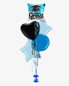 Congrats Grad Cap Blue Graduation Balloon - Graduation Balloon In A Box, HD Png Download, Free Download