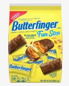 Butterfinger Candy Bar Fun Size Bag - Butterfinger Fun Size 10.2 Oz, HD Png Download, Free Download