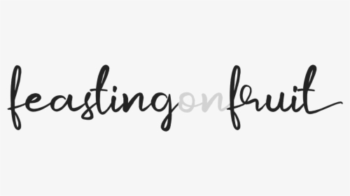 Feasting On Fruit Logo - Calligraphy, HD Png Download, Free Download