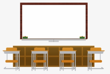 White Board, Classroom, Desk, Education, Board, School - กระดาน ไวท์ บอร์ด การ์ตูน, HD Png Download, Free Download