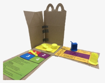 And Utilizes The Happy Meal Box As The Board To Reduce - Birkin Bag, HD Png Download, Free Download