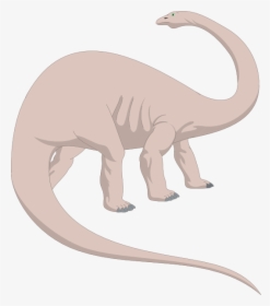Transparent Brachiosaurus Png - Cartoon Brachiosaurus Looking Back Svg, Png Download, Free Download
