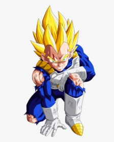 For Goku, He Actually Doesn"t Look Too Bad - Vegeta Ssj2, HD Png Download, Free Download