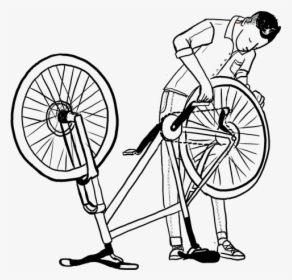 Cycle Repair Shop Drawing, HD Png Download, Free Download