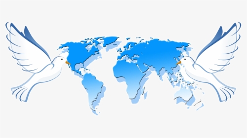 Kisspng Oceania World Map Earth Globe World Peace Dove - Batak Christian Protestant Church, Transparent Png, Free Download