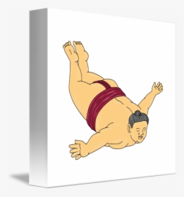 Wrestler Drawing Male - Illustration, HD Png Download, Free Download
