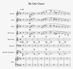 Be Our Guest Sheet Music 1 Of 28 Pages - Je Te Veux Trumpet, HD Png Download, Free Download