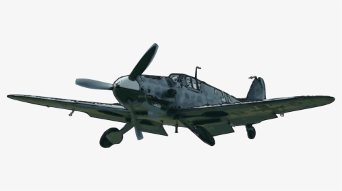 Messerschmidt Bf109g In Comic Book Style Clip Arts - World War 2 Plane Png, Transparent Png, Free Download