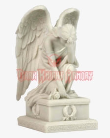 Statue Weeping Angel Sculpture Figurine - Mourning Angel Statue, HD Png Download, Free Download