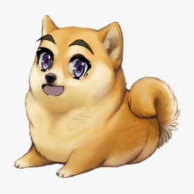 Shiba Inu Dog Dog Like Mammal Facial Expression Dog - Doge Drawings, HD Png Download, Free Download