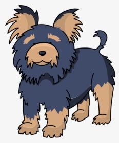 Dog Free Download Best - Yorkshire Terrier Dog Cartoon Png, Transparent Png, Free Download