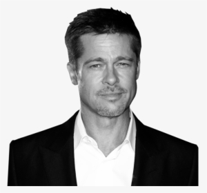 Brad Pitt - Brad Pitt White Background, HD Png Download, Free Download