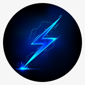 Blue Lightning Bolt, HD Png Download, Free Download