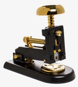 El Casco Small Stapler Black And Gold Front Angle - El Casco Stapler M 1, HD Png Download, Free Download