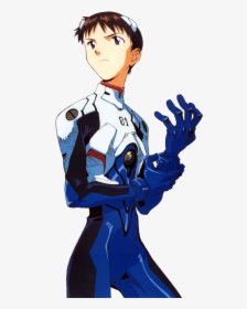 Neon Genesis Evangelion Ikari Shinji , Png Download - Anime Sci Fi Characters, Transparent Png, Free Download