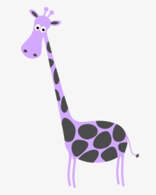 Giraffidae,pink,wildlife - Giraffe Clip Art, HD Png Download, Free Download
