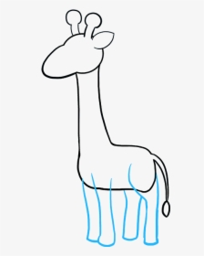 Easy Giraffe Drawing Hd Png Download Kindpng