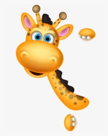 Giraffe Cartoon Cartoon,giraffe Download Free Image - Cute Giraffe Cartoon, HD Png Download, Free Download