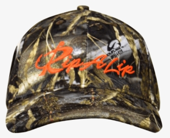 Walleye Fishouflage W/orange Logo Rip A Lip Cap"  Class= - Baseball Cap, HD Png Download, Free Download
