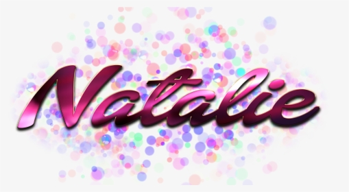 Natalie Name Logo Bokeh Png - Graphic Design, Transparent Png, Free Download