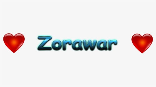 Zorawar Love Name Heart Design Png - Heart, Transparent Png, Free Download