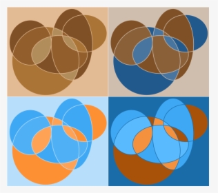 Abstract Geometric Circle Compositions - Circle Compositions, HD Png Download, Free Download
