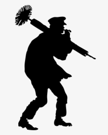Chimney Sweep Silhoutte - Victorian Chimney Sweep Cartoon, HD Png Download, Free Download
