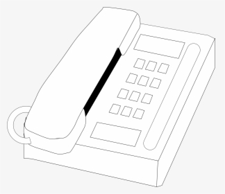 Clipart Phone Cord Clipart - Line Art, HD Png Download, Free Download
