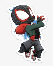 Sticker Spiderman Miles Morales, HD Png Download, Free Download