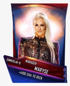 Support Maryse S4 21 Summerslam18 - Maryse Ouellet Png, Transparent Png, Free Download