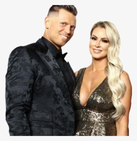 #themiz #mikemizanin #awesome #miztv #maryse #maryseoulette - Tuxedo, HD Png Download, Free Download