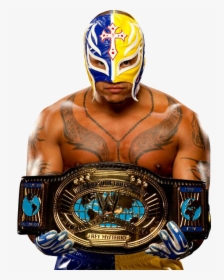 Rey Mysterio Png Clipart - Rey Mysterio Ic Champion, Transparent Png, Free Download
