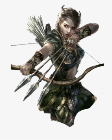 #gurl #bow #arrows #forest #amazon, HD Png Download, Free Download