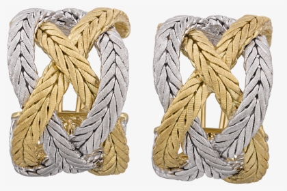Buccellati 18k Gold Woven-wheat Earrings - Skipping Rope, HD Png Download, Free Download