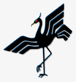 Crane Silhouette Svg Clip Arts - Bird Emblem, HD Png Download, Free Download