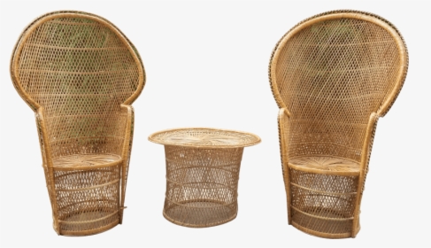 Peacock Chair Set - Chair, HD Png Download, Free Download