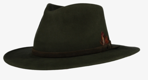Transparent Gangsta Hat Png - Fur Felt Green Fedora, Png Download, Free Download