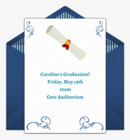 Graduation Diploma Png - Envelope, Transparent Png, Free Download