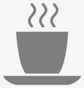 Gray Coffee Mug Svg Clip Arts - Coffee Cup Icon Free, HD Png Download, Free Download