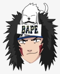 Bape Transparent Anime - Kiba And Akamaru, HD Png Download, Free Download