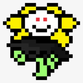 Undertale Flowey Pixel Art, HD Png Download, Free Download