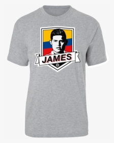 T-shirt James Rodriguez Colombia - James Rodriguez T Shirt, HD Png Download, Free Download