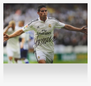 Real Madrid Autograph James Rodriguez, HD Png Download, Free Download