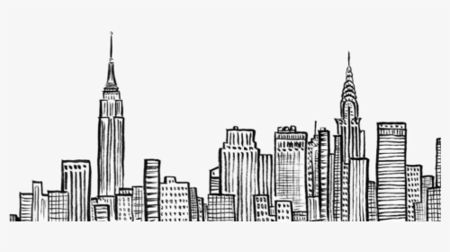 Transparent Cities Skylines Png - City Skyline Drawing, Png Download, Free Download